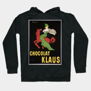 CHOCOLAT KLAUS Swiss Chocolate Beverage Drink Vintage Art Deco 1902 by Leonetto Cappiello Hoodie